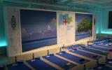 Yoga Demonstration Area for Aruba Wellness Day