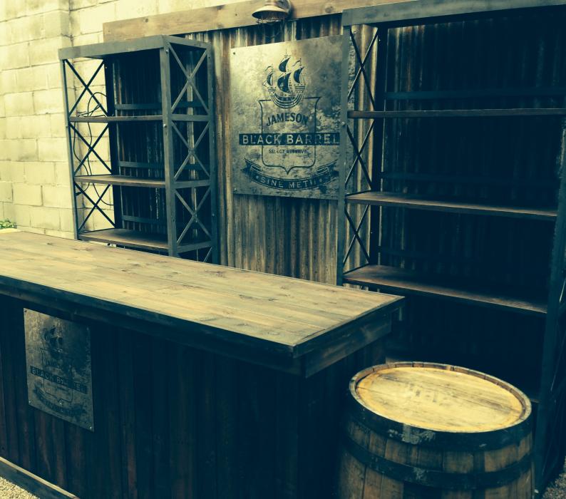 Jameson Black Barrel Pop up Bar