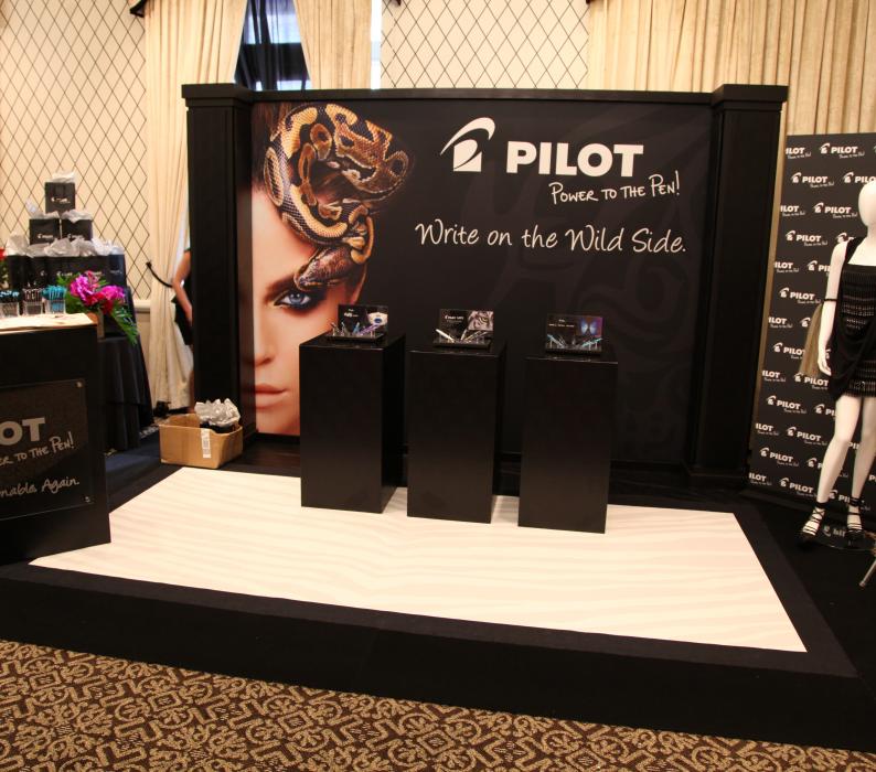 Pilot Pen Fashion Week style lounge 