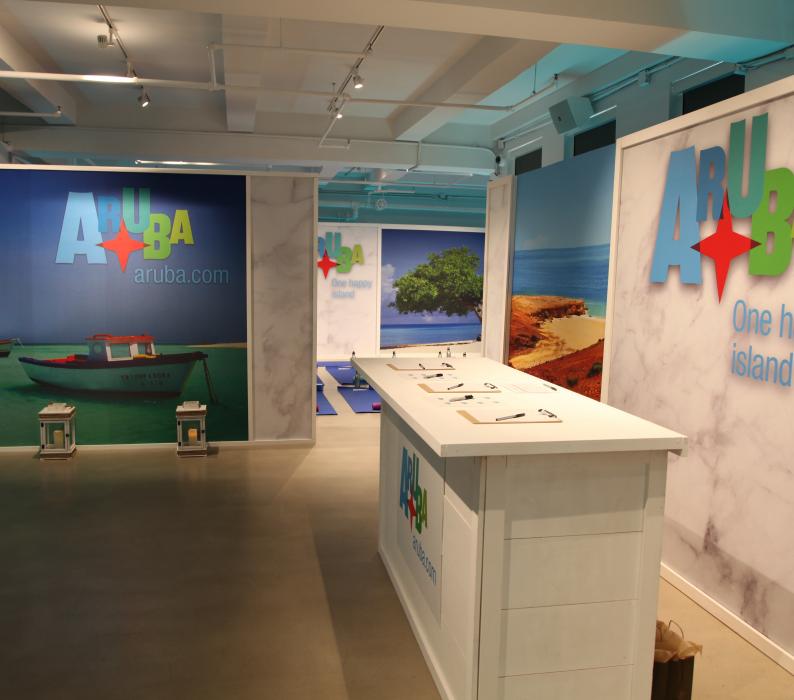 Aruba display Aruba Tourism Wellness Day