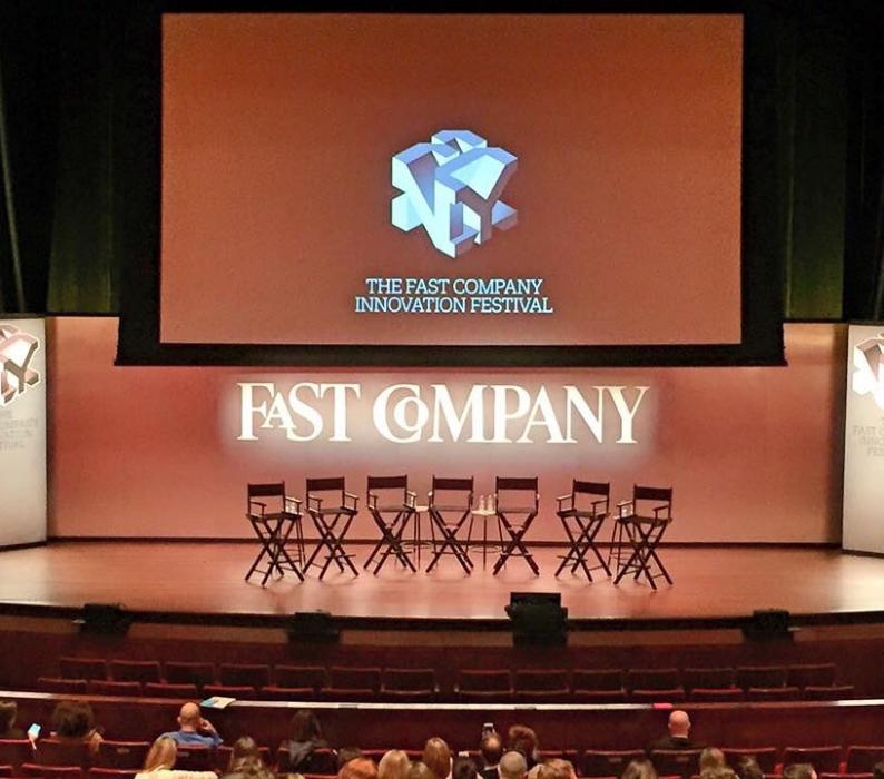 Fast Company Innovation Festival Stage Set