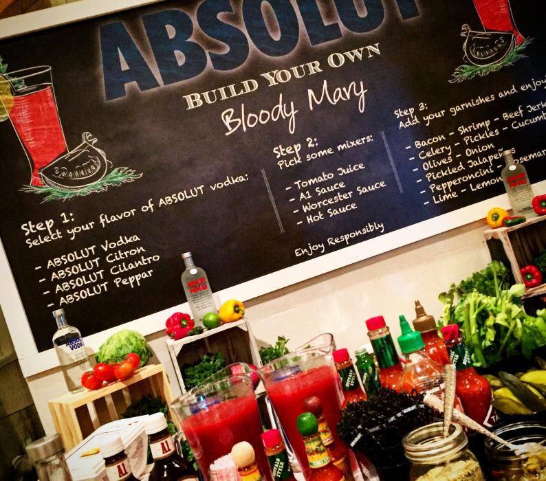 Absolute Bloody Mary Booth at SOBE Festival