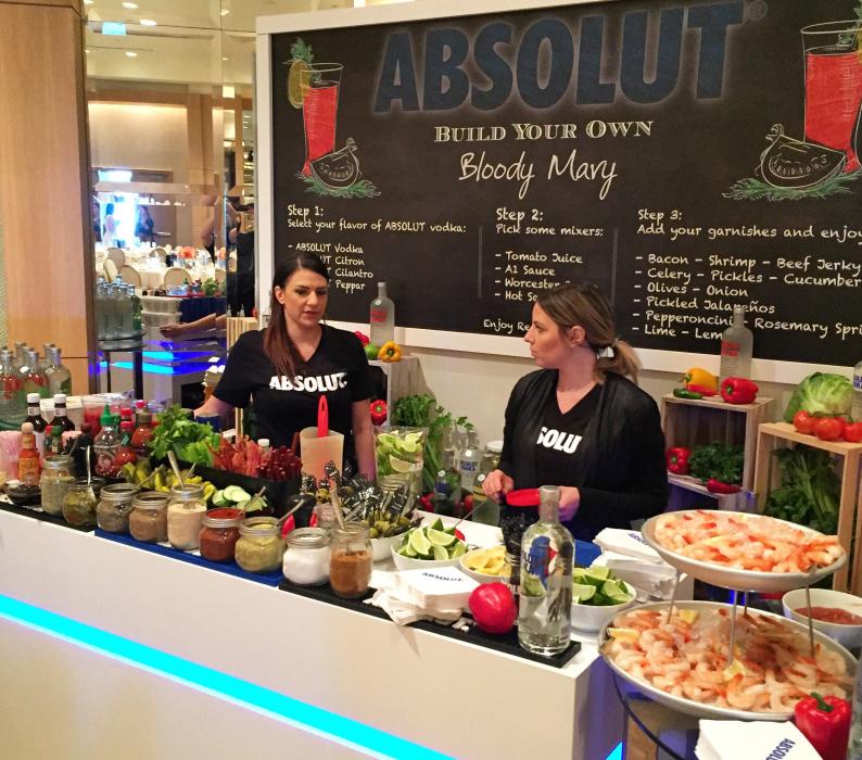 Absolute Bloody Mary Booth at SOBE Festival