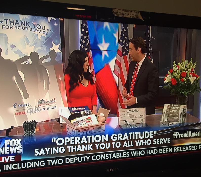 Pilot Operation Gratitude On Fox and Friends Fleet Week